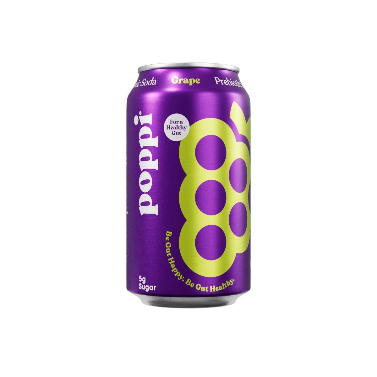 Poppi Grape Prebiotic Soda - 12 fl oz Can | Target