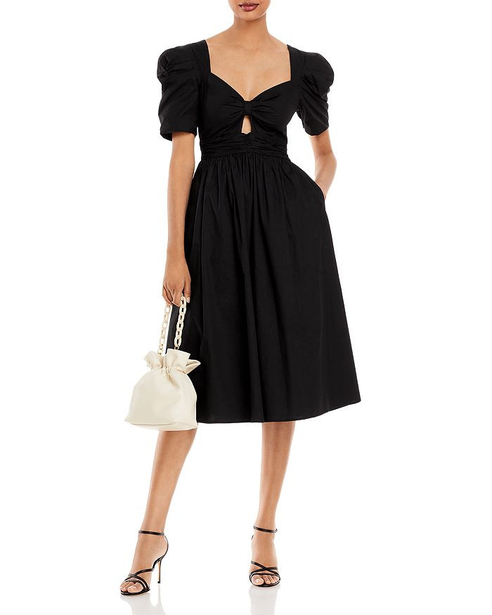 Puff Sleeve Midi Dress - 100% Exclusive | Bloomingdale's (US)