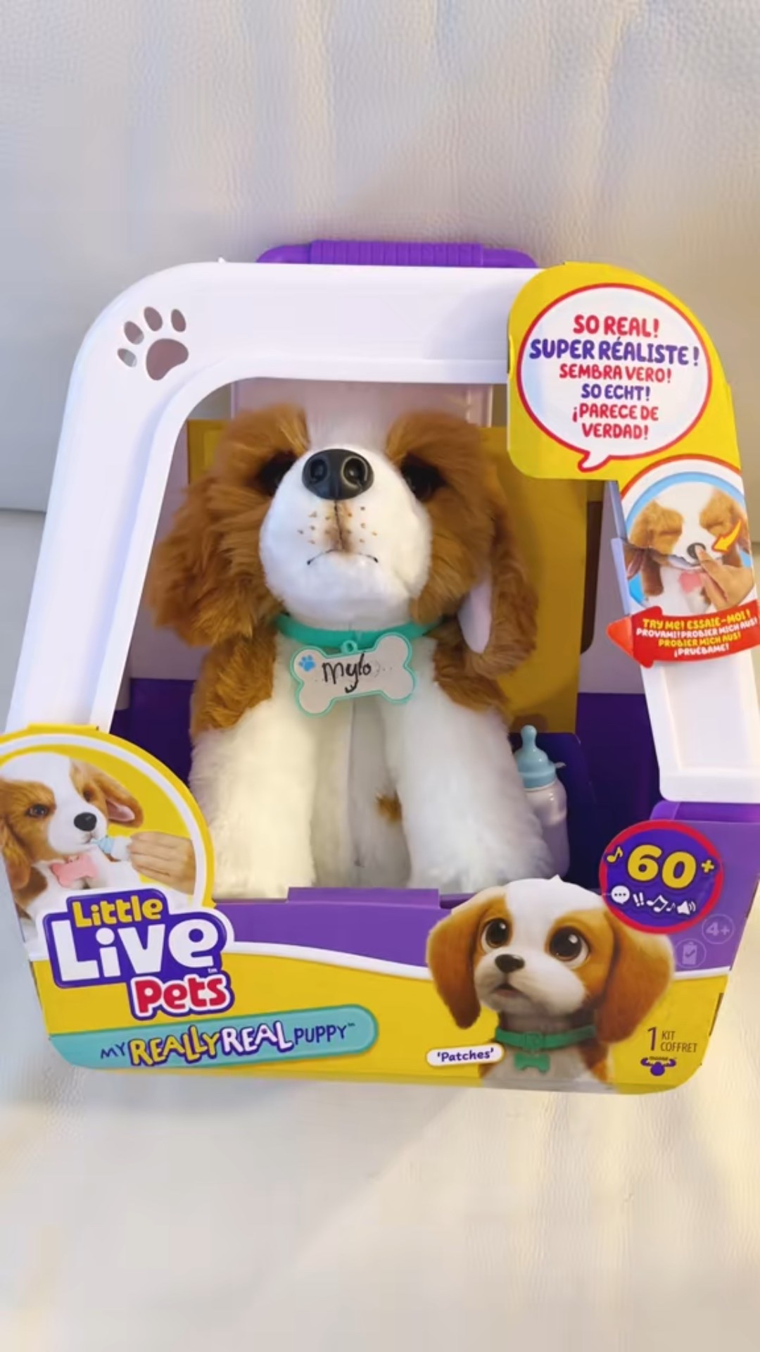 Meet Little Live Pets My Really Real Puppy - Beagle Patches! This adorable interactive toy acts just like a real puppy with over 60+ sounds and reactions!
The puppy barks, wags his tail, tilts his head, and even gives kisses-just like a real pup! Perfect for kids ages 4 and up, this cuddly companion is soft, lovable, and full of surprises.
Watch as your puppy responds to touch, plays, and shows his cute personality—no mess, just fun! A great gift for little animal lovers!
• Features:
60+ realistic sounds & reactions
Soft, cuddly, and interactive Responds to touch & movement Perfect for kids 4+



#LTKgiftguide #LTKpets #LTKkids
