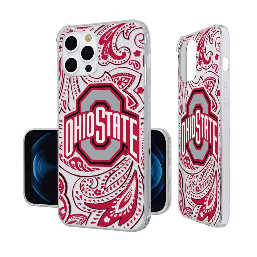 Ohio State Buckeyes iPhone Paisley Design Clear Case | Fanatics