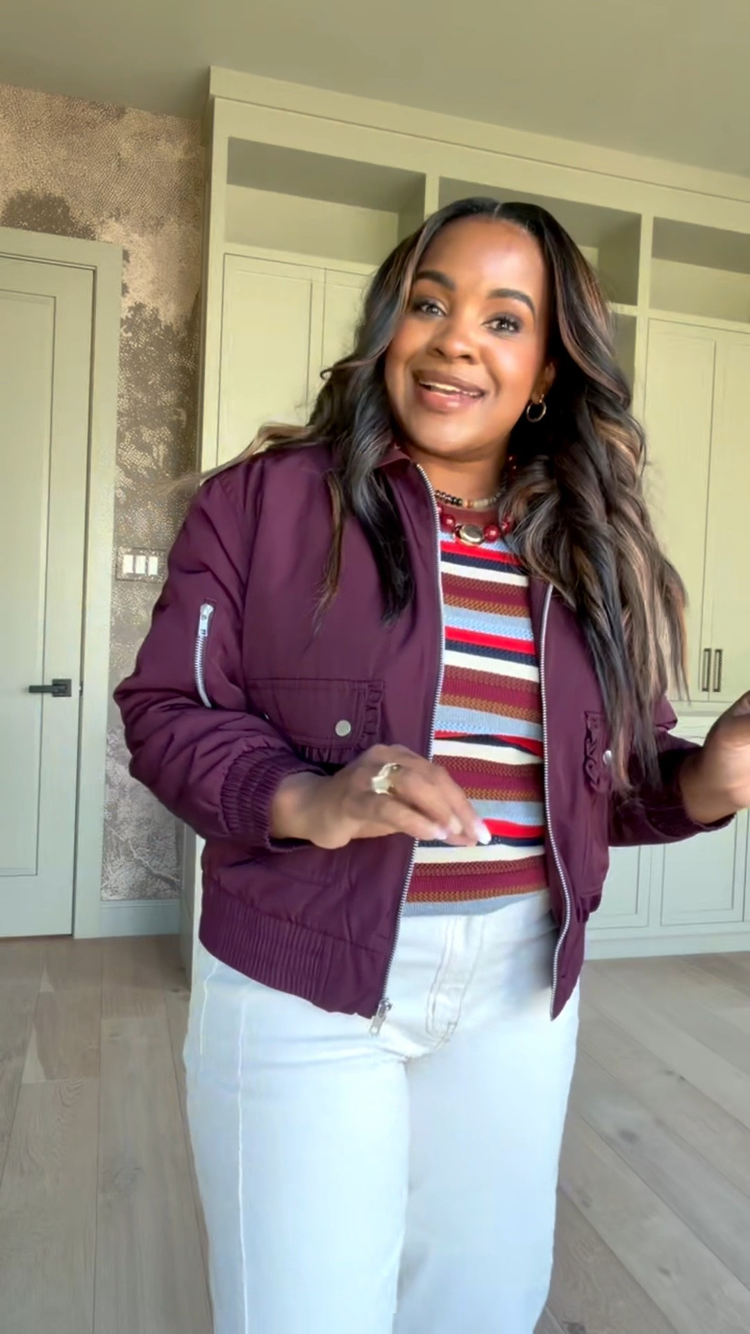 How adorable is this lightweight puffer?! Has a detachable hood and isn’t overly boxy. Loving all things burgundy this season! 🤎

#LTKgrwm #LTKootd #LTKSeasonal
