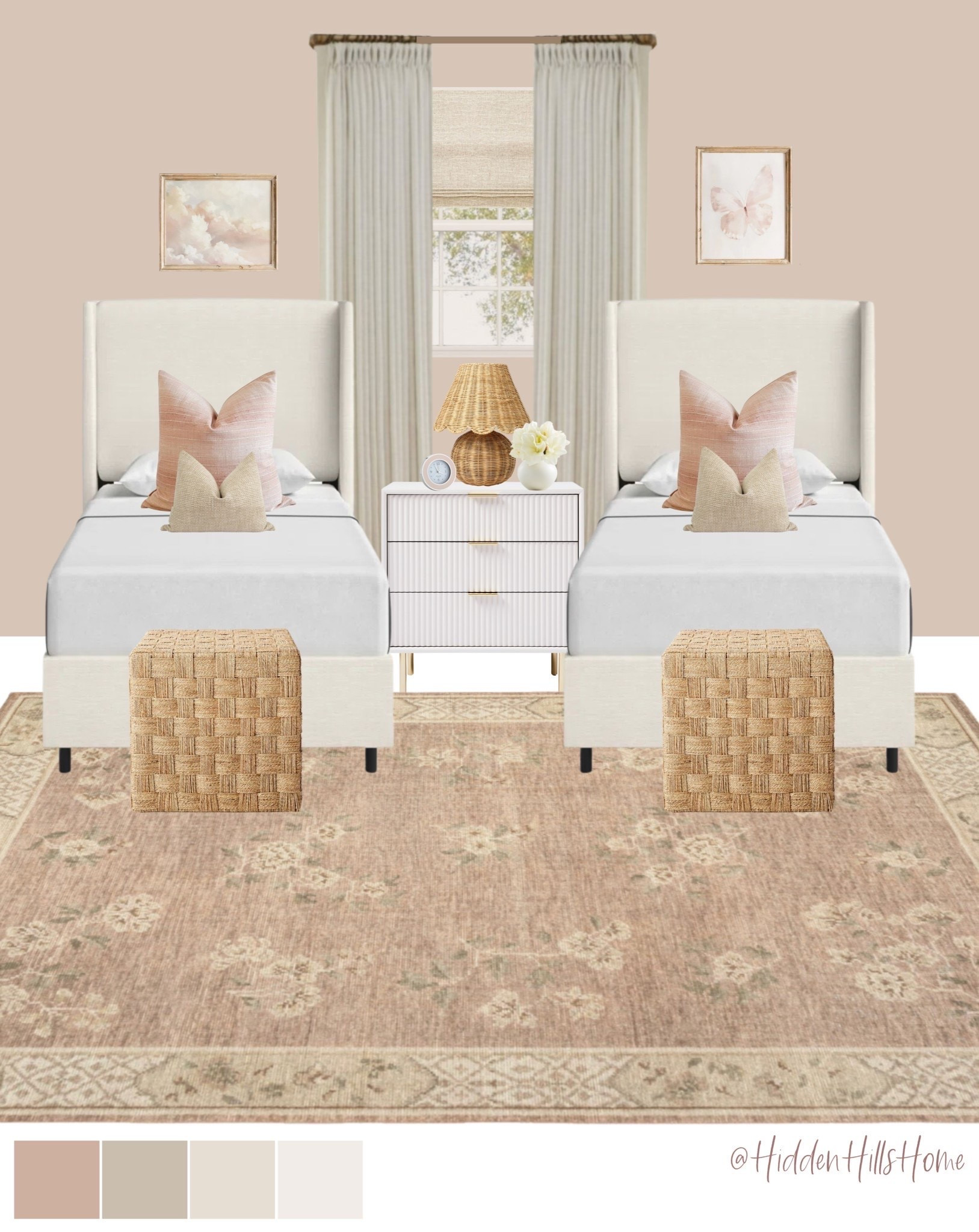 Shared girls room ideas, cute twin girls bedroom, Girls bedroom decor, cute girls room decor ideas, girls bedroom inspiration, teen girls bedroom, home decor mood board #girlsroom

#LTKHome #LTKSaleAlert #LTKKids