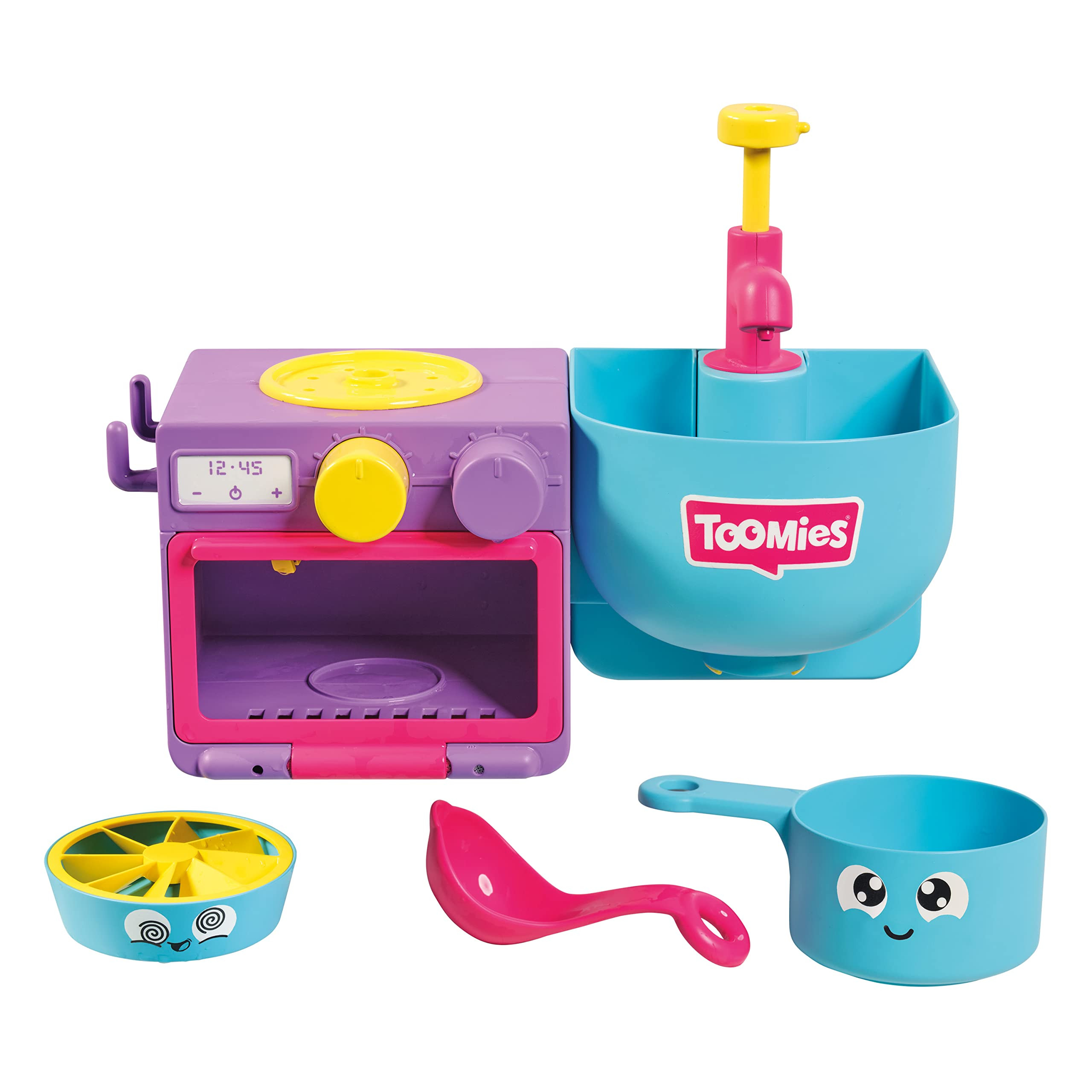 Toomies E73264 Bubble & Bake Bathtime, Bath Toddlers, Kitchen Themed Bubble Making Toy, 2 in 1 Se... | Amazon (US)