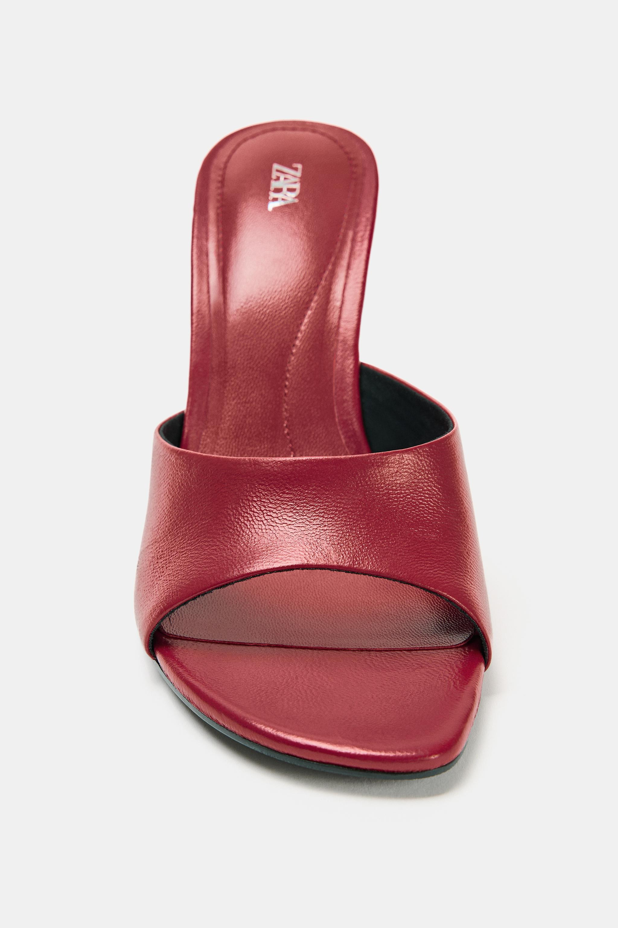 LEATHER WEDGES | Zara UK