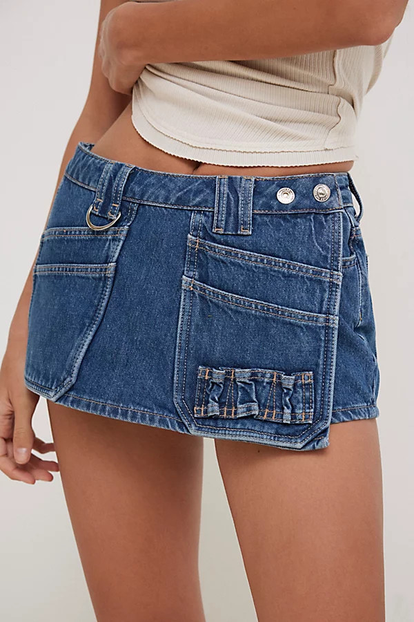 We The Free Adele Denim Skort | Free People (Global - UK&FR Excluded)