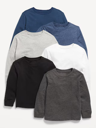Long-Sleeve T-Shirt 6-Pack for Toddler Boys | Old Navy (US)