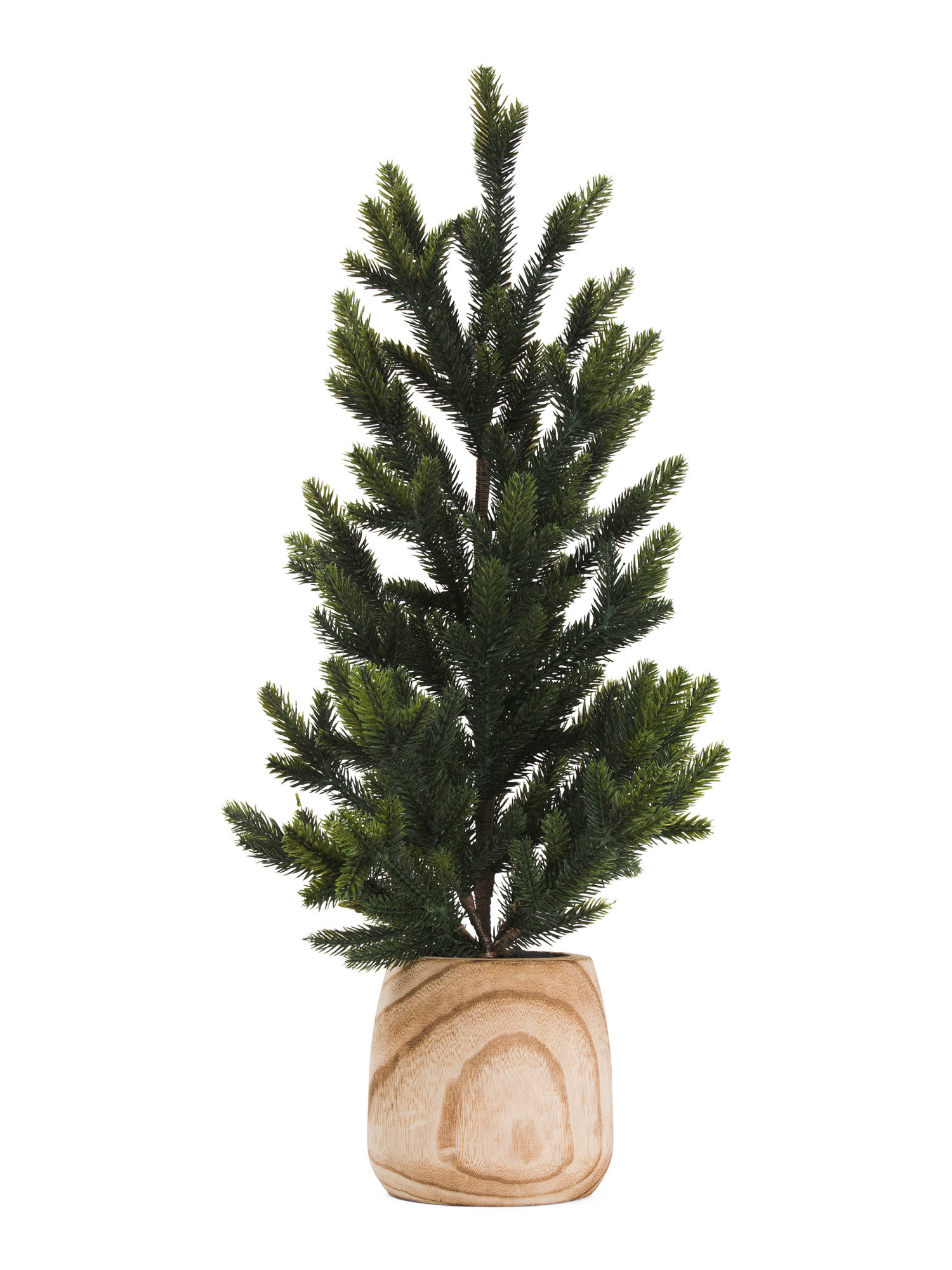 24in Tree In Tapered Wood Pot | TJ Maxx