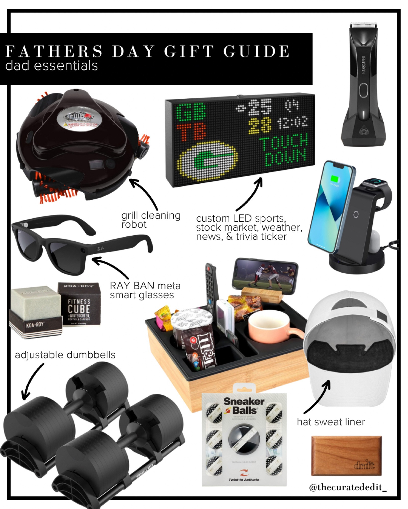 Father’s Day Gift Inspo for the fitness dad, the sports dad and the grill master. 

#Fathersday #FathersDayGifts #GiftIdeas #GiftInspo #GiftsForDad #grill #sports #exercise #workout #techgifts #rayban #meta #ai #sports #sportsgifts 

#LTKGiftGuide #LTKSeasonal #LTKMens