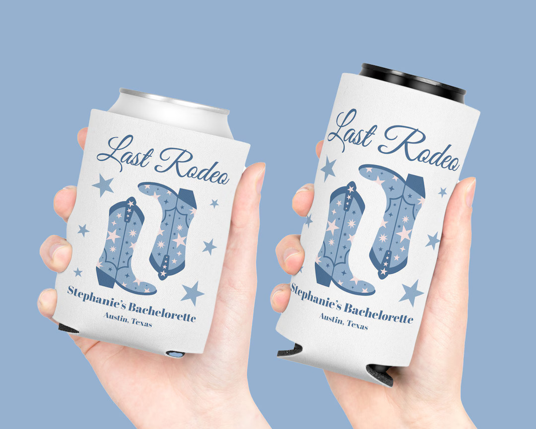 Last Rodeo Bachelorette Gifts, Rodeo Bach Party Can Cooler, Cowgirl Bachelorette Merch, Cute Pers... | Etsy (US)