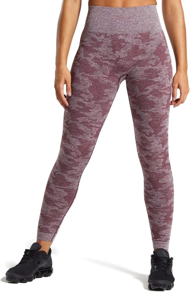 Yoga Pants for Women High Waisted Gym Sport Ombre Seamless Leggings | Amazon (US)