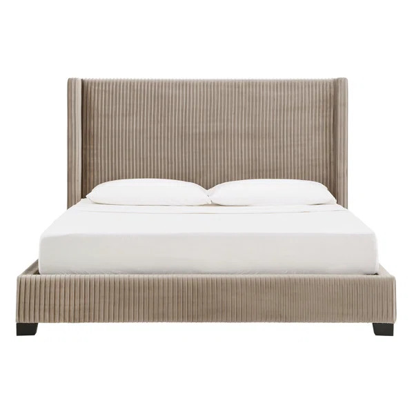 Vita Upholstered Wingback Bed | Wayfair North America