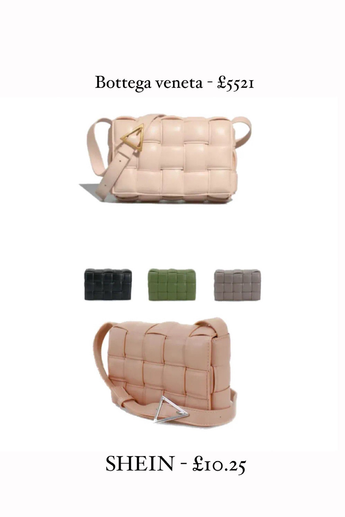 Bottega bag 
Video bag 
Bottega dupe bag 
SHEIN bag 
Light pink bag 

#LTKitbag