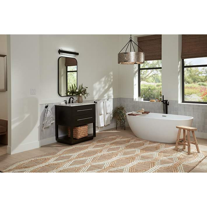 Possini Euro Julian 22" Wide Rustic Silver Metal Drum Pendant Light - #9301F | Lamps Plus | Lamps Plus