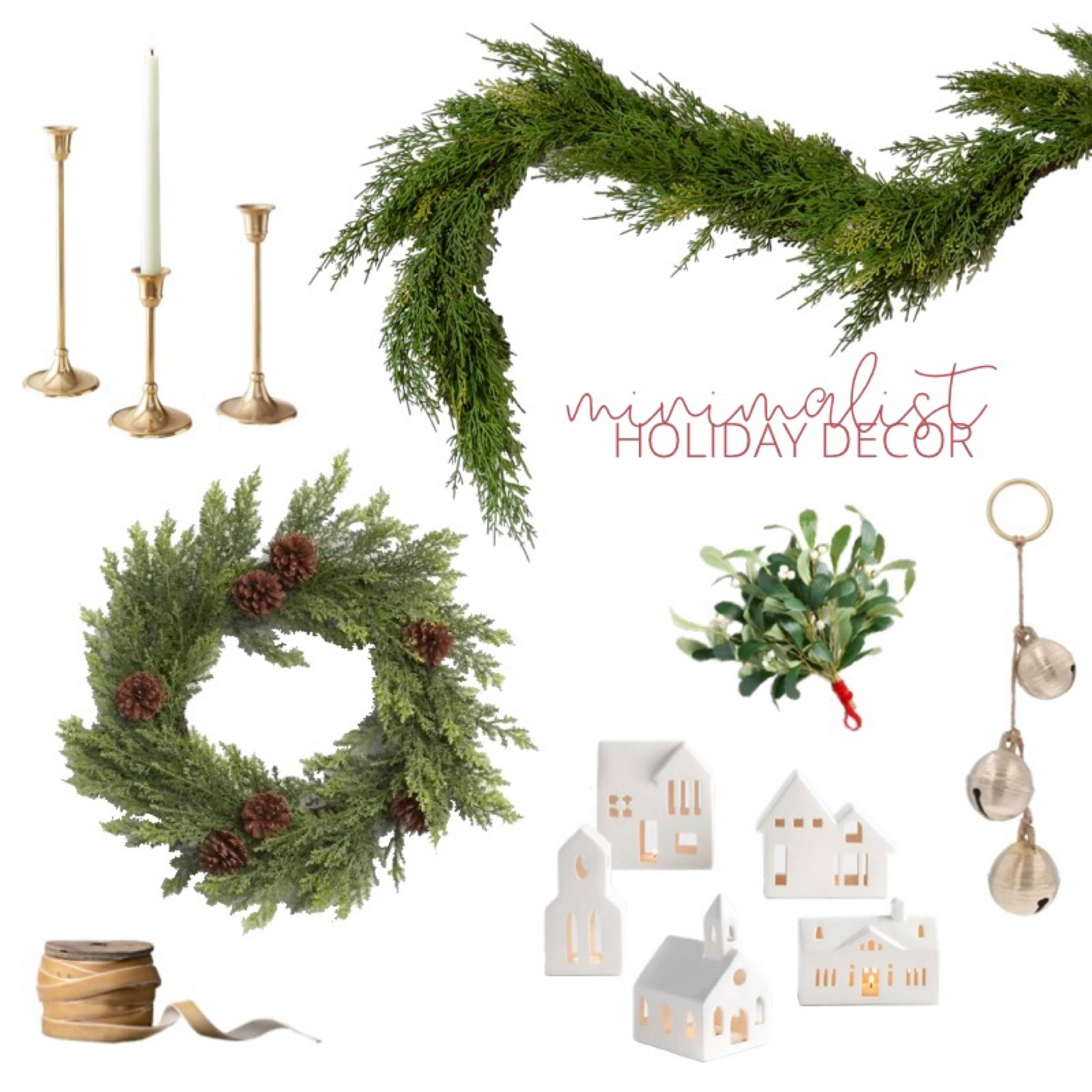 My elegant and minimalist holiday home decor picks! 

#LTKHoliday #LTKSeasonal
