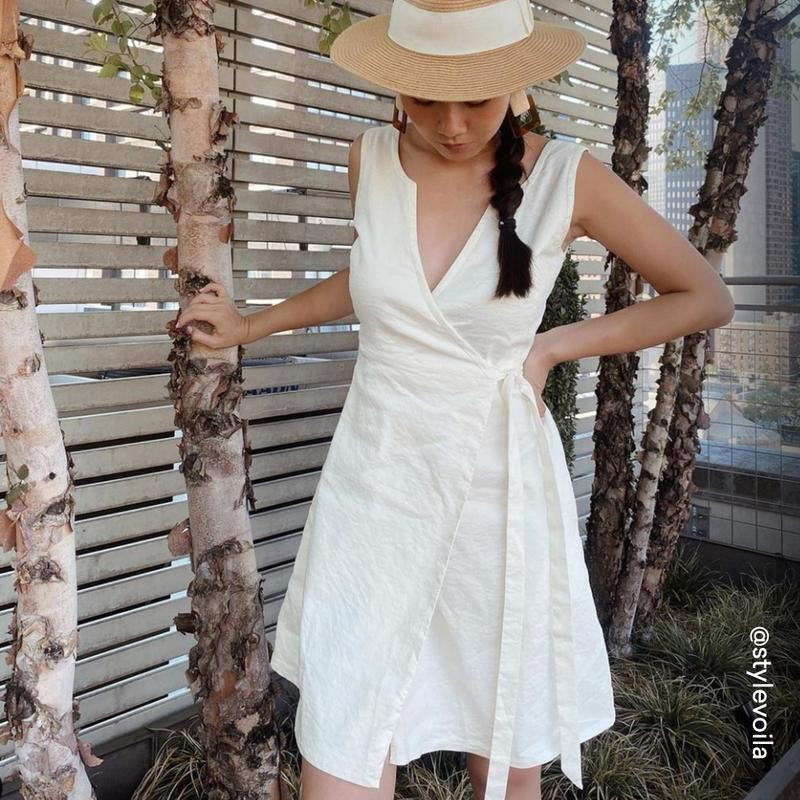 Wind Down Wrap Around Dress | ADAY | ADAY