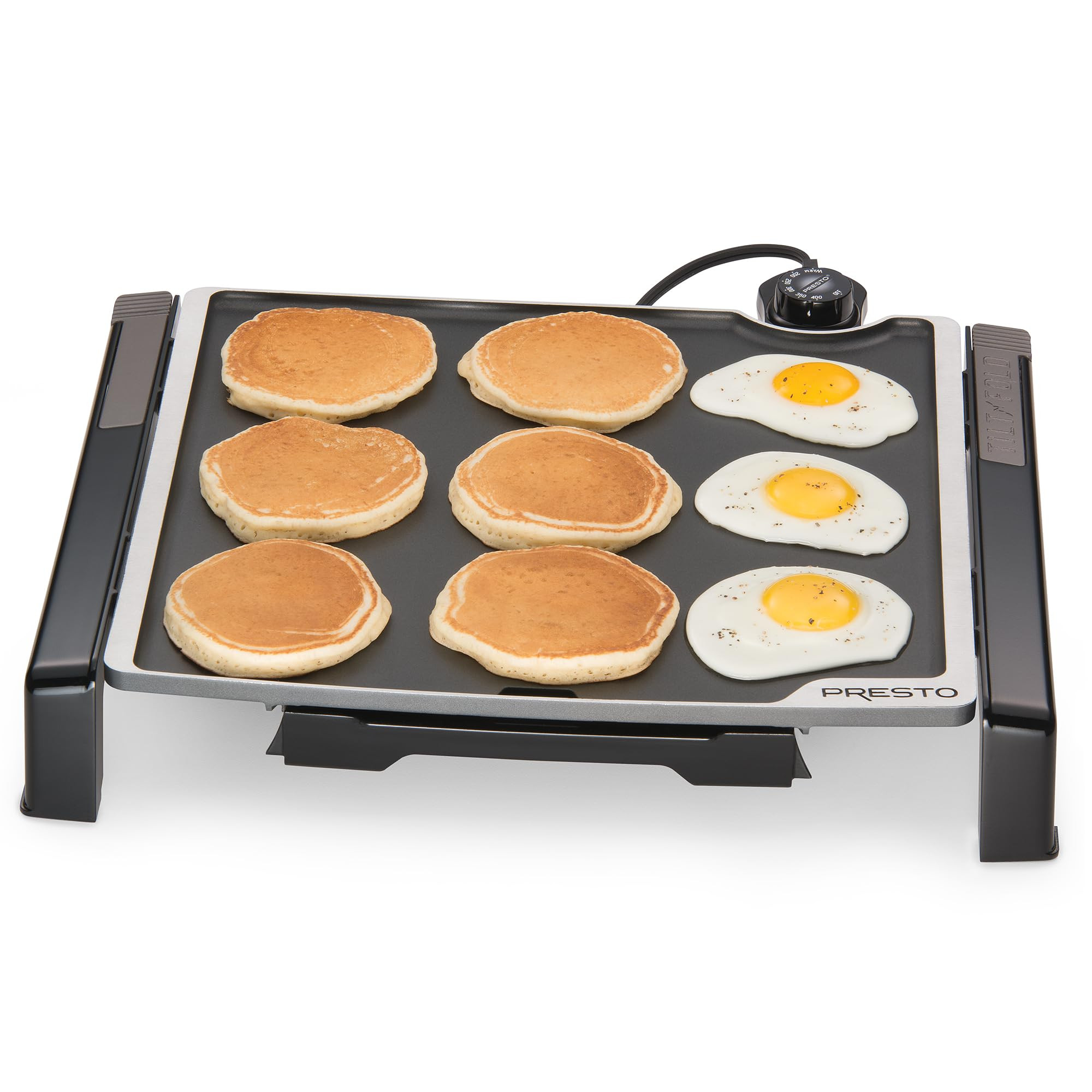 Presto 07071 15-inch Electric Tilt-n-fold Griddle, Black | Amazon (US)