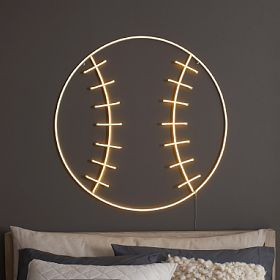 Baseball Neon Light | Pottery Barn Teen
