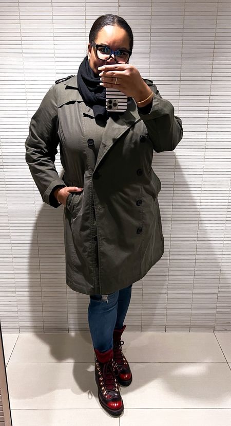 It won't stop raining in NY. Good thing I love this trench coat for Universal Standard. Styled it with my fave skinny jeans and burgundy combat boots by The Office of Angela Scott. I'm obsessed with all of this! 

#LTKstyletip #LTKmidsize #LTKover40