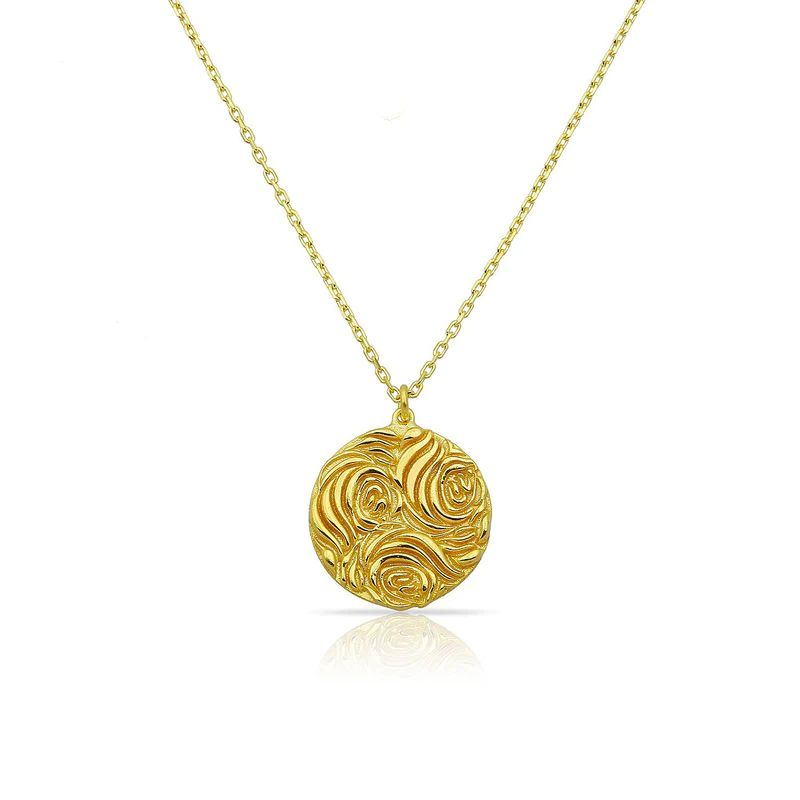 Loverly Flower Coin Pendant | The Sis Kiss