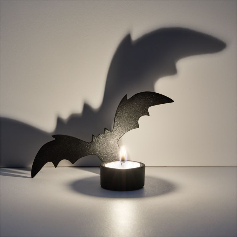 Bat Small Tealight Candle Holder + Reviews | Crate & Barrel | Crate & Barrel