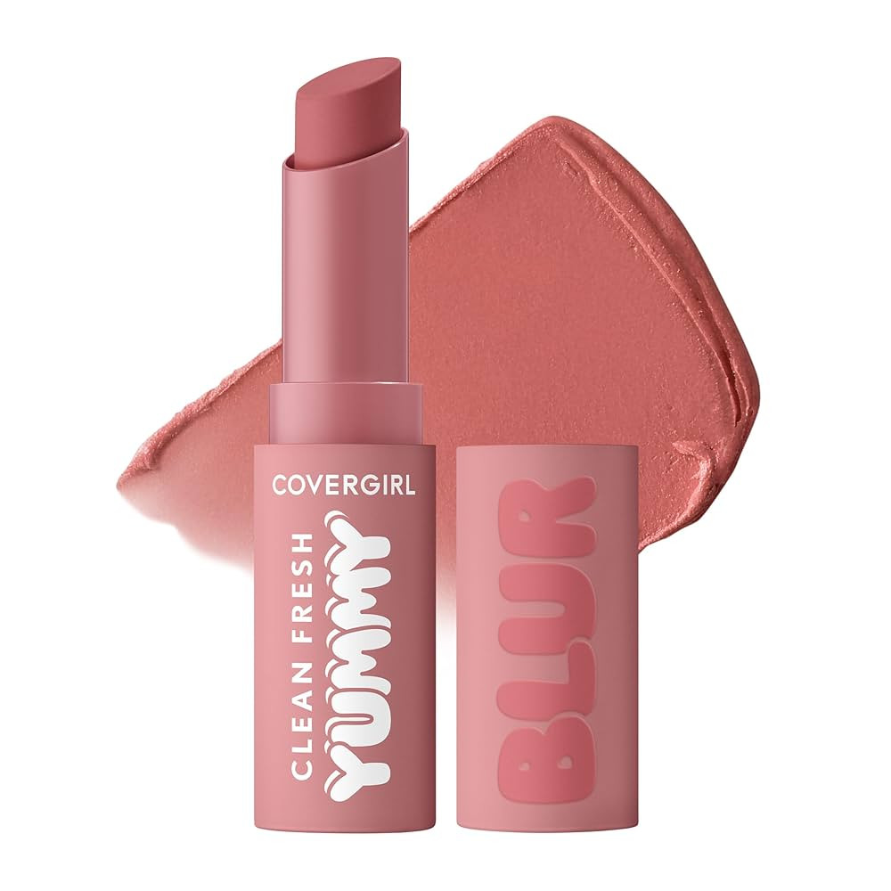 COVERGIRL Clean Fresh Yummy Blur Lipstick, Blurring Effect, Matte Lip Color, Fresh Pear Flavored,... | Amazon (US)