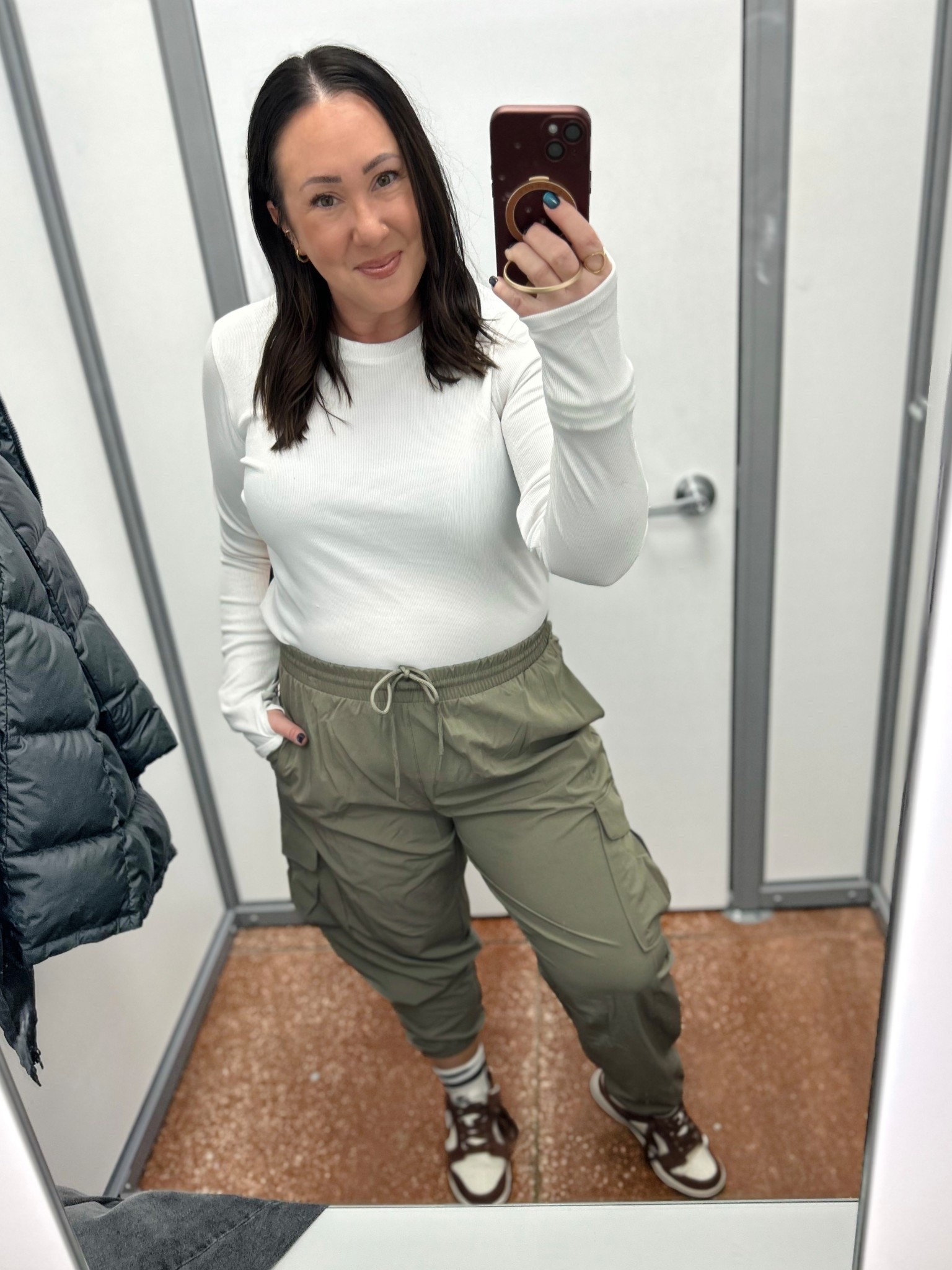New athletic finds @walmart! XL ribbed athletic tee. XL cargo joggers for a looser fit! 

#LTKFindsUnder50 #LTKOver40 #LTKActive
