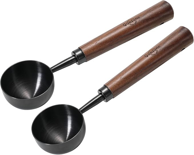 Vintage Coffee Measuring Spoon - 304 Stainless Steel, Coffee Scoop，10g Capacity, Walnut Handle ... | Amazon (US)