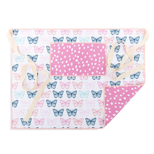 Butterflies Absorbent Half Apron - 27x20in | DEMDACO