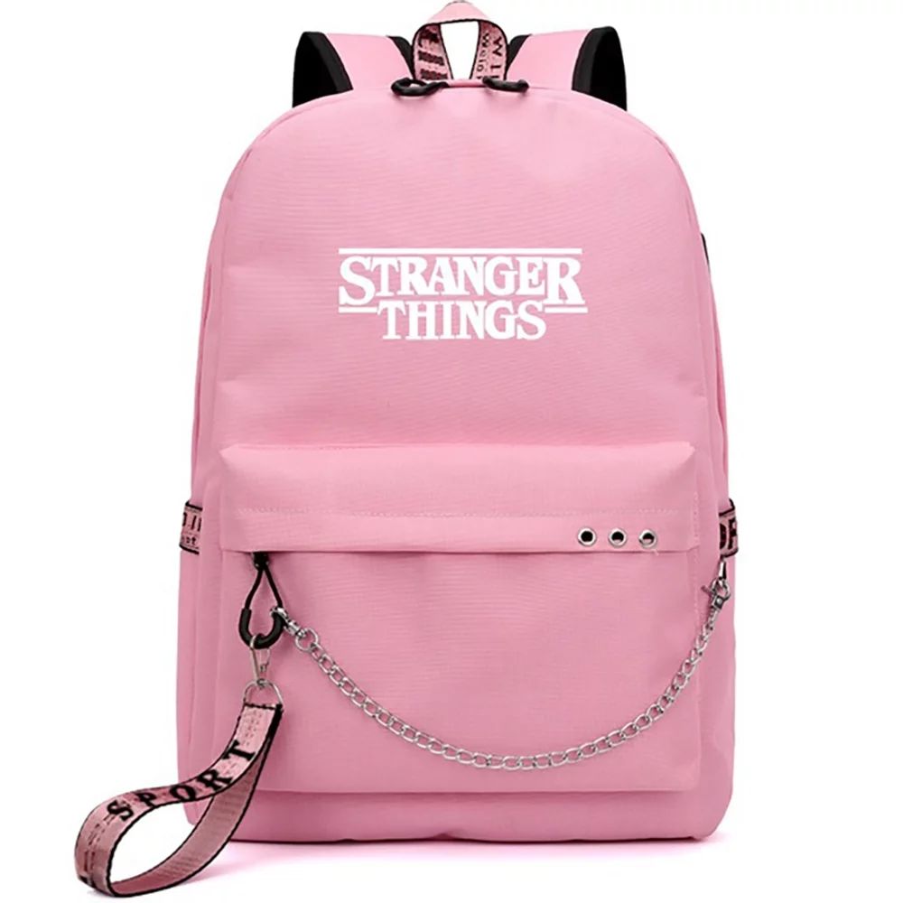 Stranger Things Backpack for Girls USB Charging Backpack Student School Bag | Walmart (US)