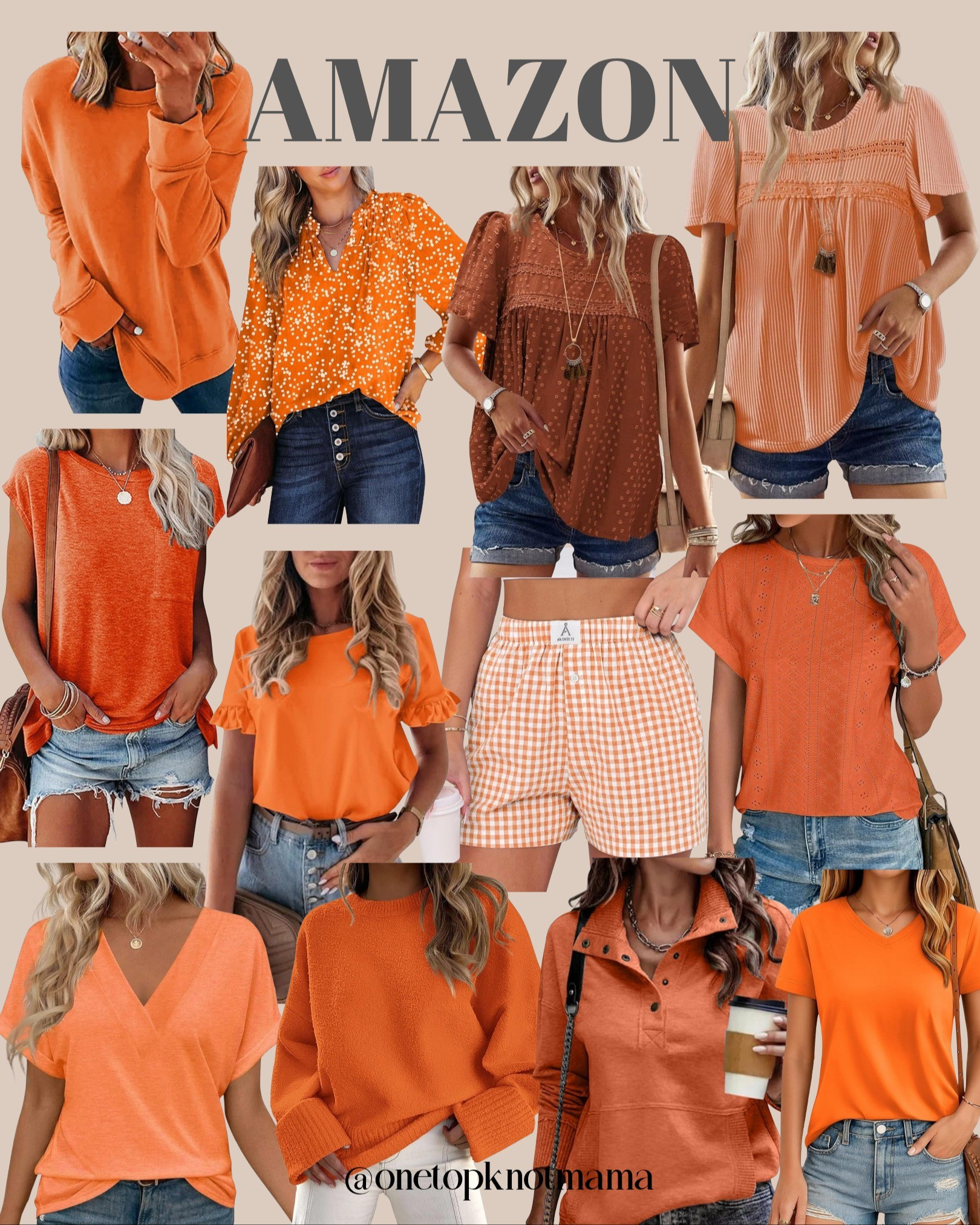 Fall looks - orange tops for women - pumpkin patch outfits

#LTKFallSale #LTKSeasonal #LTKTall