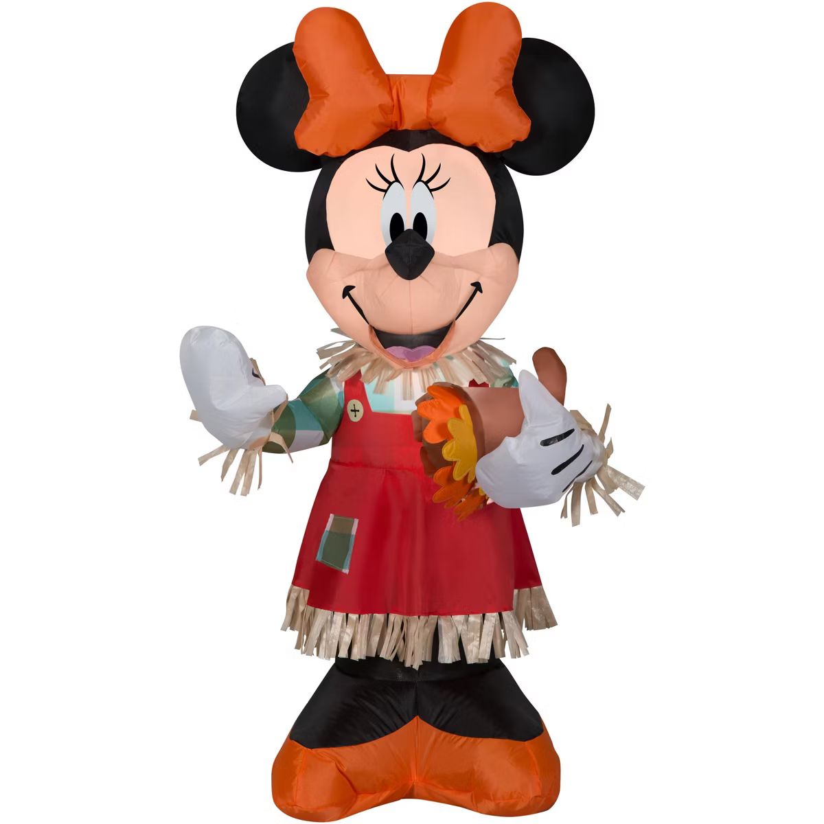 Gemmy Airblown Inflatable Minnie Holding Cornucopia Disney , 3.5 ft Tall, Orange | Target