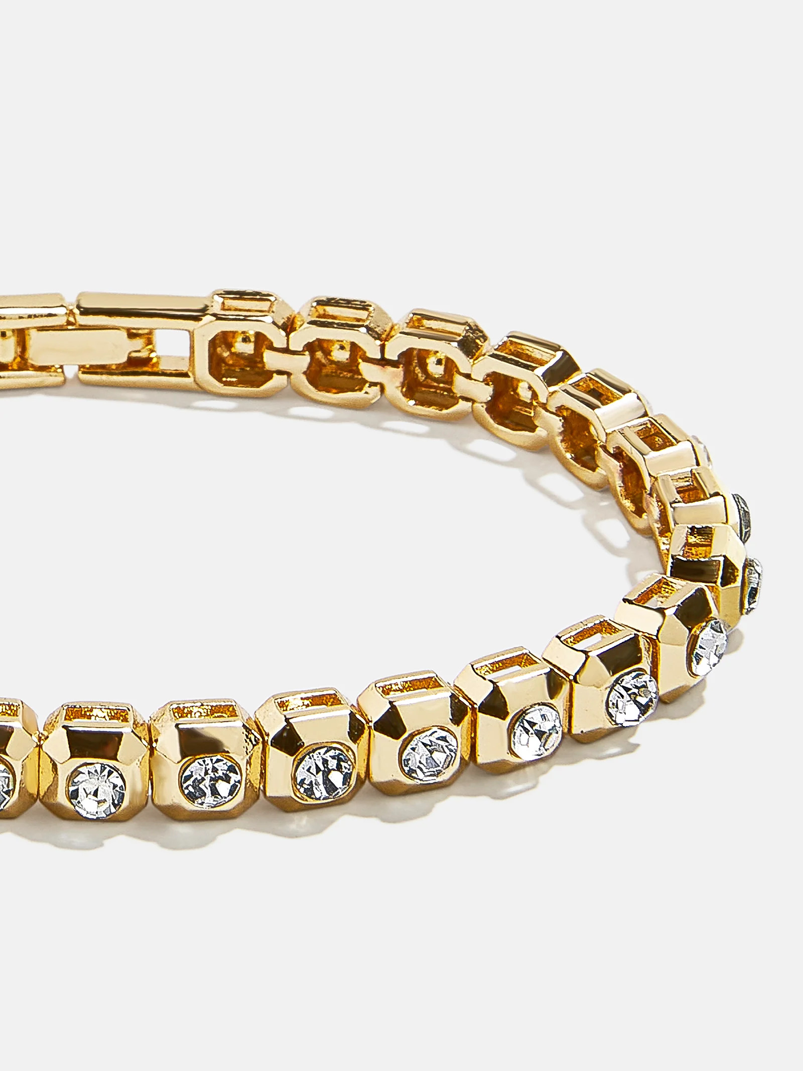 Megan Tennis Bracelet - Gold/Pavé | BaubleBar