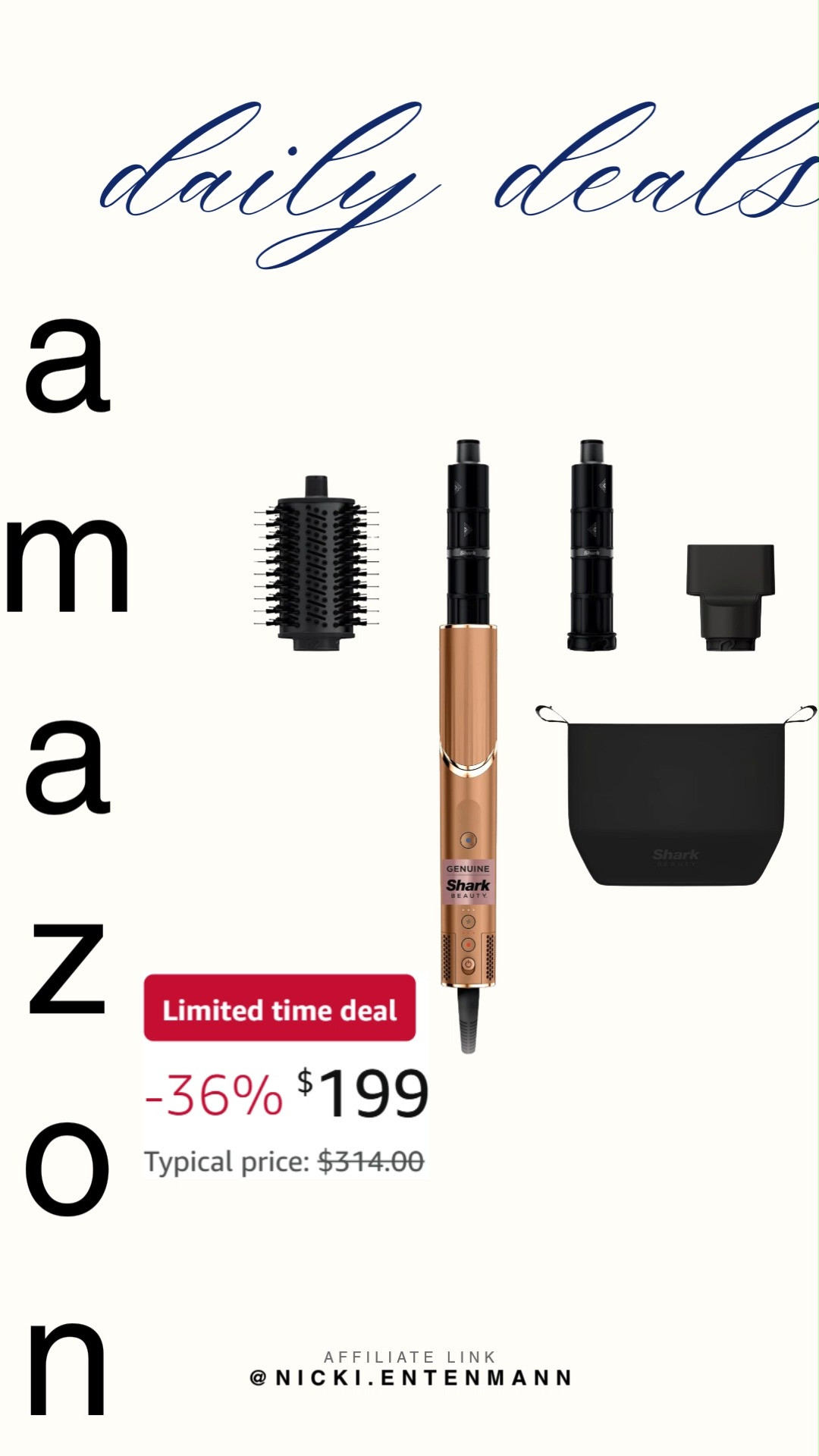 Style meets innovation with Shark FlexStyle Air Multi Styler and Drying System crafted for effortless hair transformations. Perfect for curls, waves, or sleek looks, it blends speed, shine, and confidence seamlessly. #sharkflexstyle #hairstyler #multistyler #hairtools #beautydevice #modernliving #haircareessentials #stylingtools #amazonfinds #shoppingdeal 💇‍♀️✨🌸 

 #LTKgrwm #LTKSaleAlert #LTKBeauty