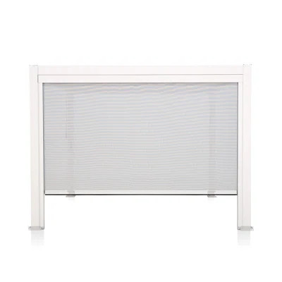 111 Aluminum Pull Down Screen for Pergola | Wayfair North America