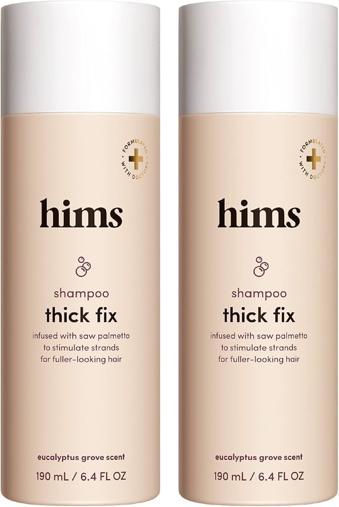 hims Thick Fix Shampoo for Men - Thickening Shampoo With Saw Palmetto and Niacinamide - No Parabe... | Amazon (US)