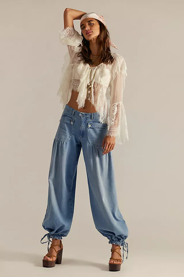 Lotus Jeans by We The Free at Free People, Mid Blue, 32 | Free People (Global - UK&FR Excluded)