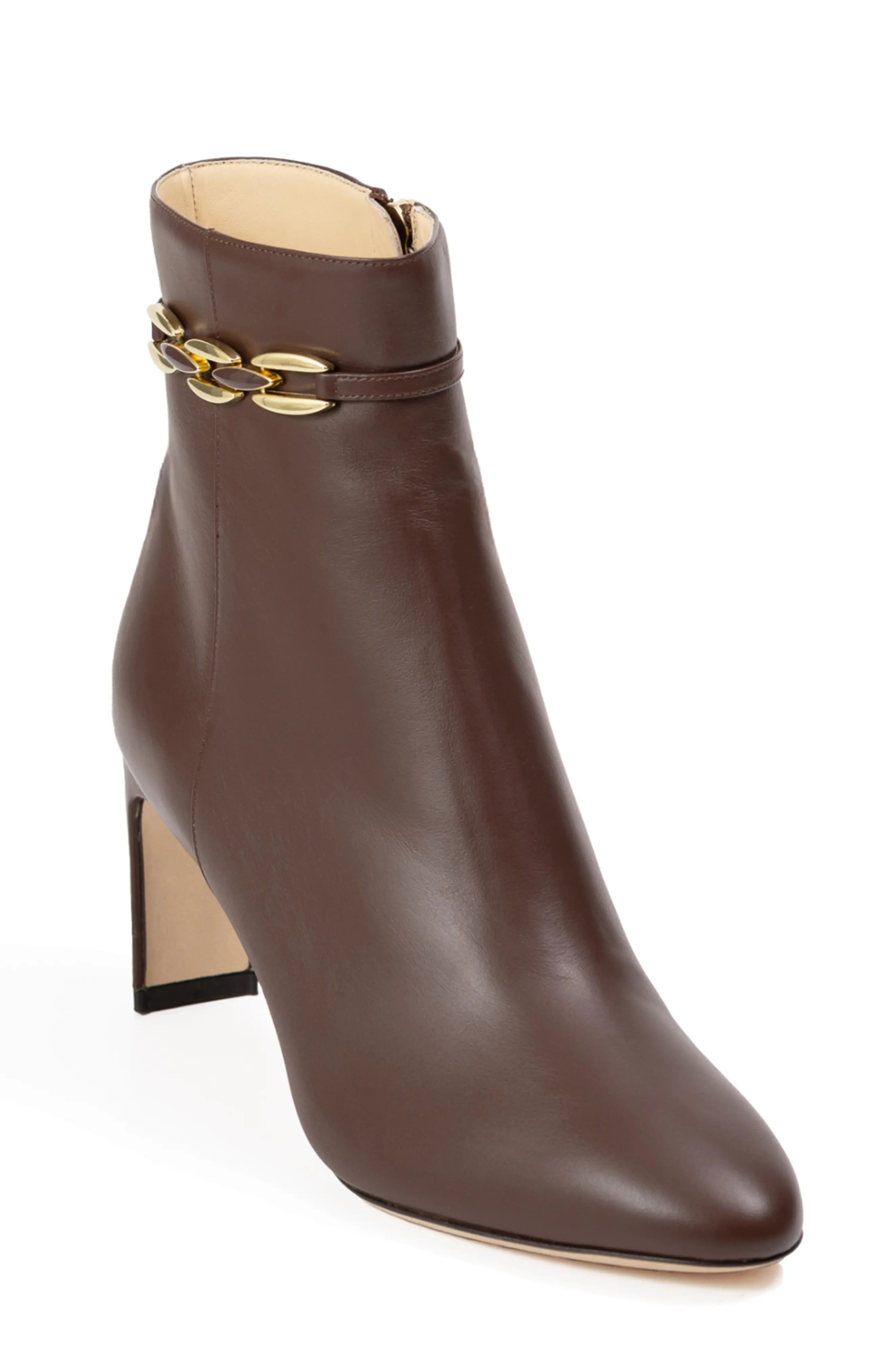Elizée Sabina Bootie Leather Ankle Boots in Black at Nordstrom, Size 39 | Nordstrom