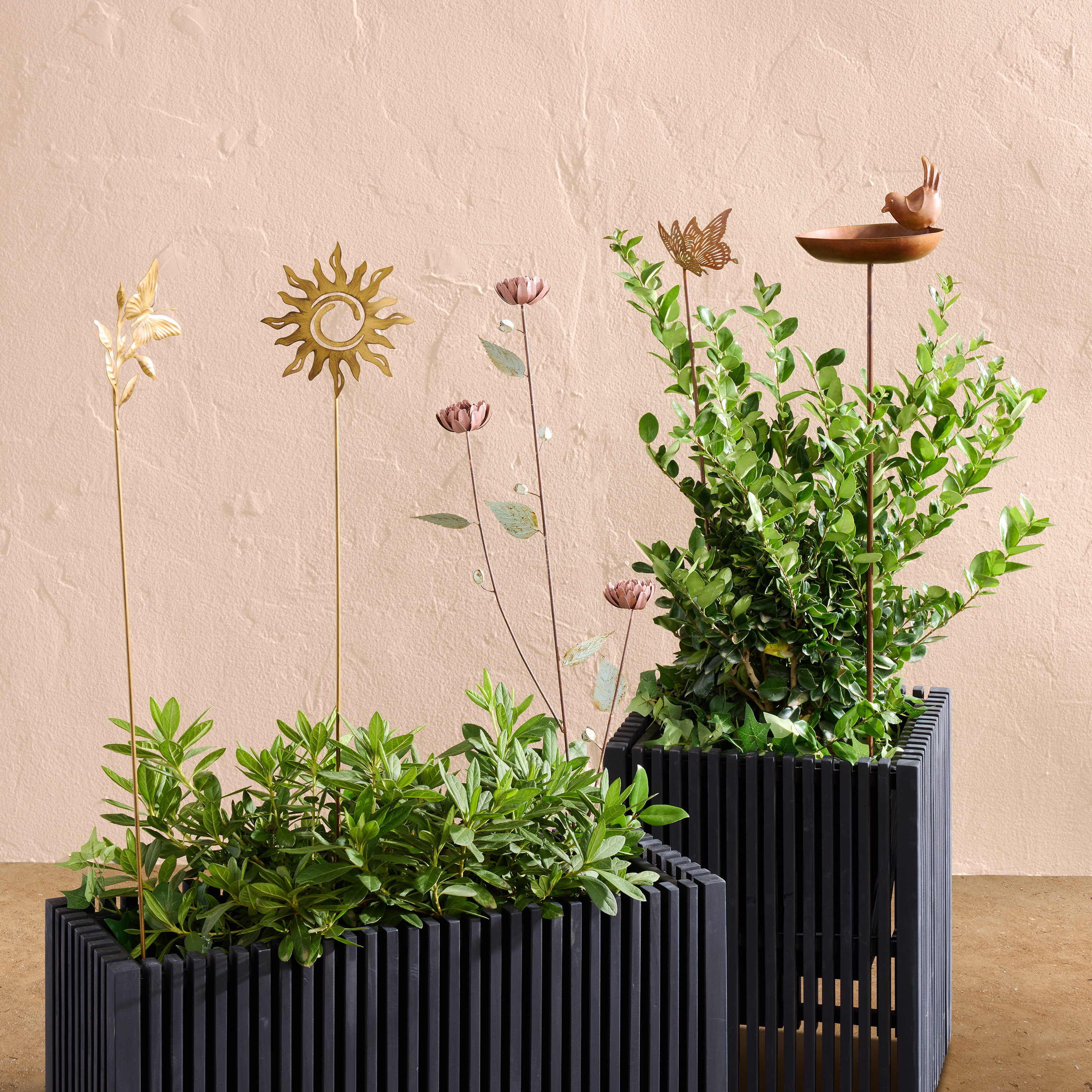 Metal Rustic Patina Garden Stake Collection | World Market