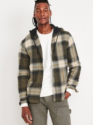 Hooded Flannel Shirt | Old Navy (US)