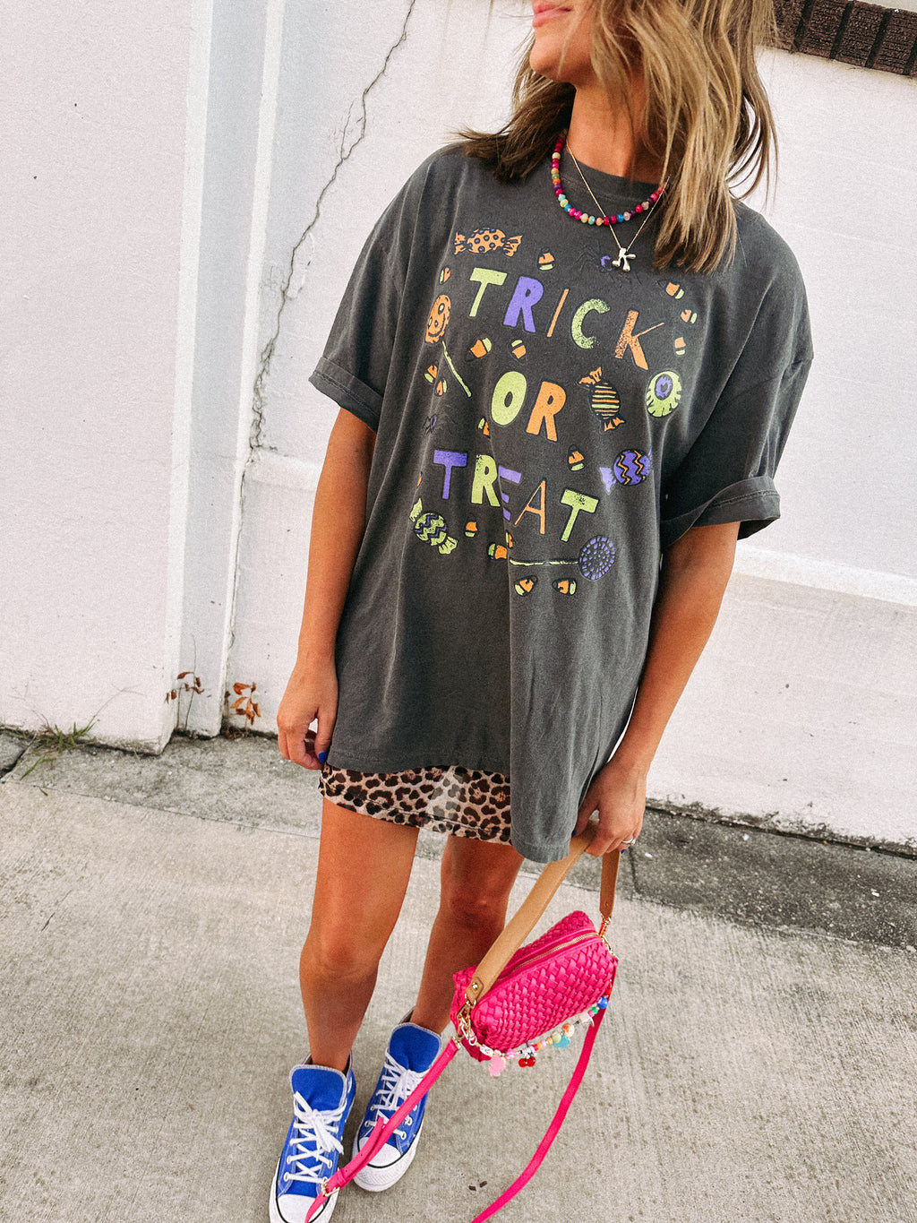 ETTA OG | trick or treat graphic tee - charcoal | Etta & East