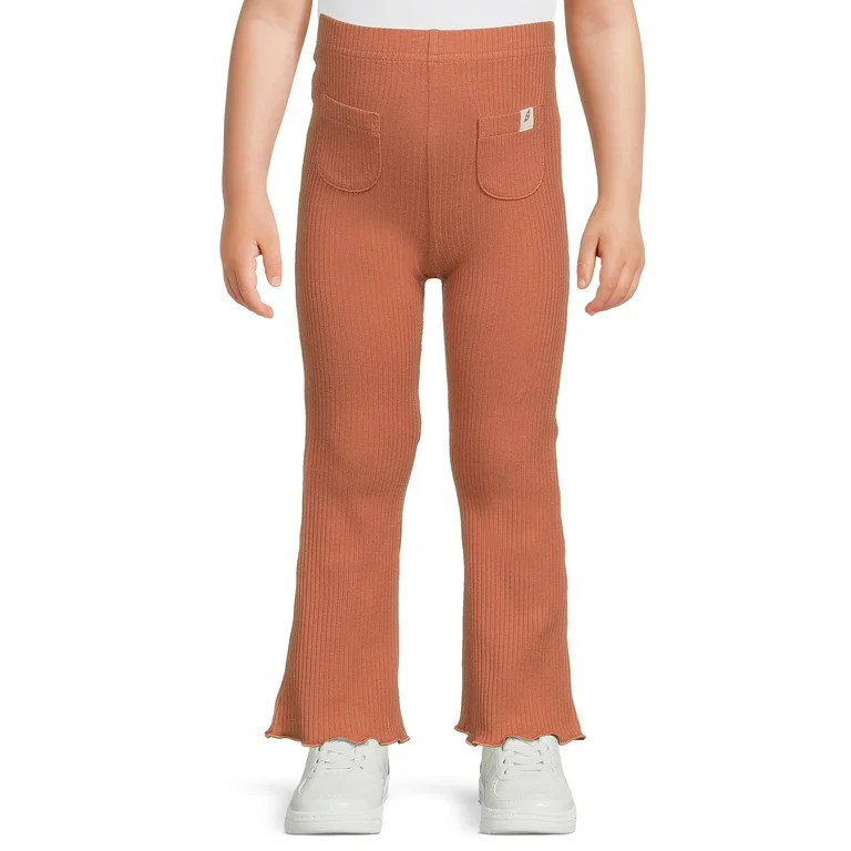 easy-peasy Toddler Girl Ribbed Flare Legging, Sizes 12 Months-5T | Walmart (US)