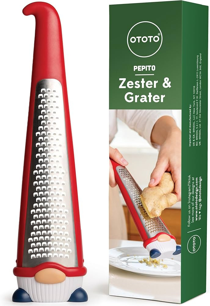 NEW!! OTOTO Pepito Zester Grater - Gnomes Cheese Grater, Gnome Gifts, Parmesan Cheese Graters for... | Amazon (US)