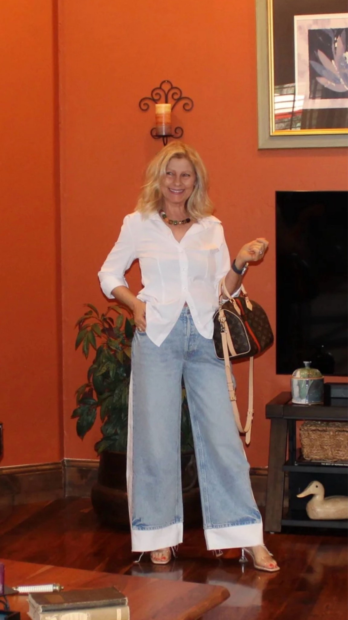 Loving all the distinctive denim these days!

#LTKOver40 #LTKSaleAlert #LTKootd