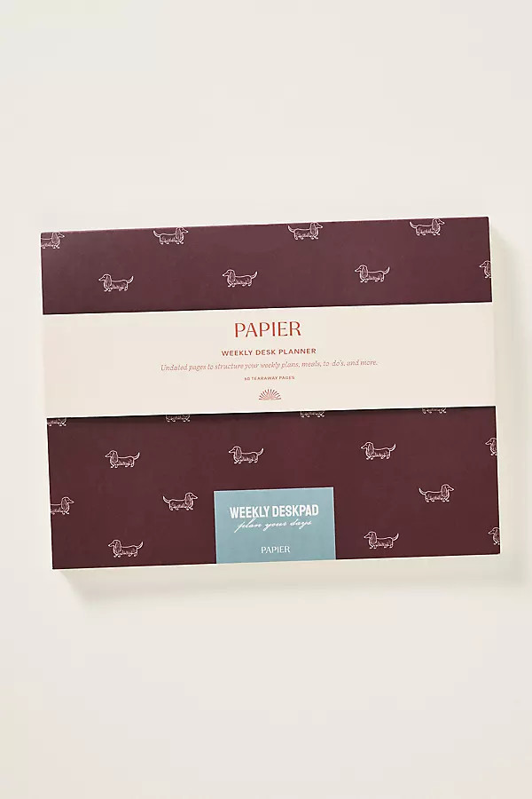 Anthropologie X Papier Weekly Deskpad | Anthropologie (US)