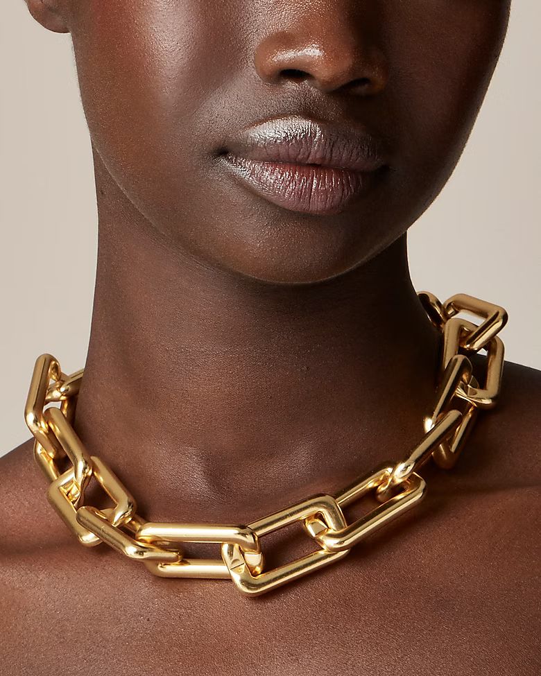 Oversized chainlink necklace | J. Crew US