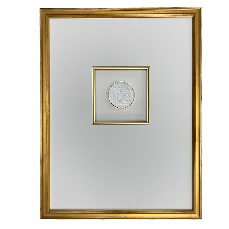 Framed Religious Intaglios in 12x16 Gold Frame (The Marriage Feast) | Amazon (US)
