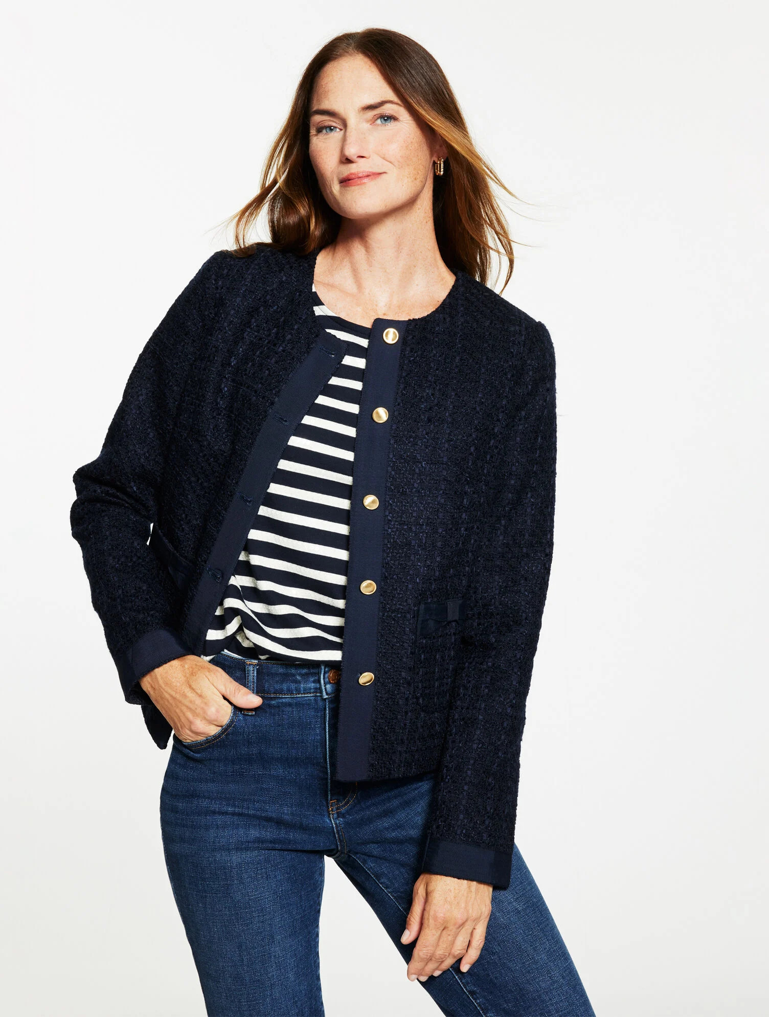 Vibrant Tweed Jacket | Talbots