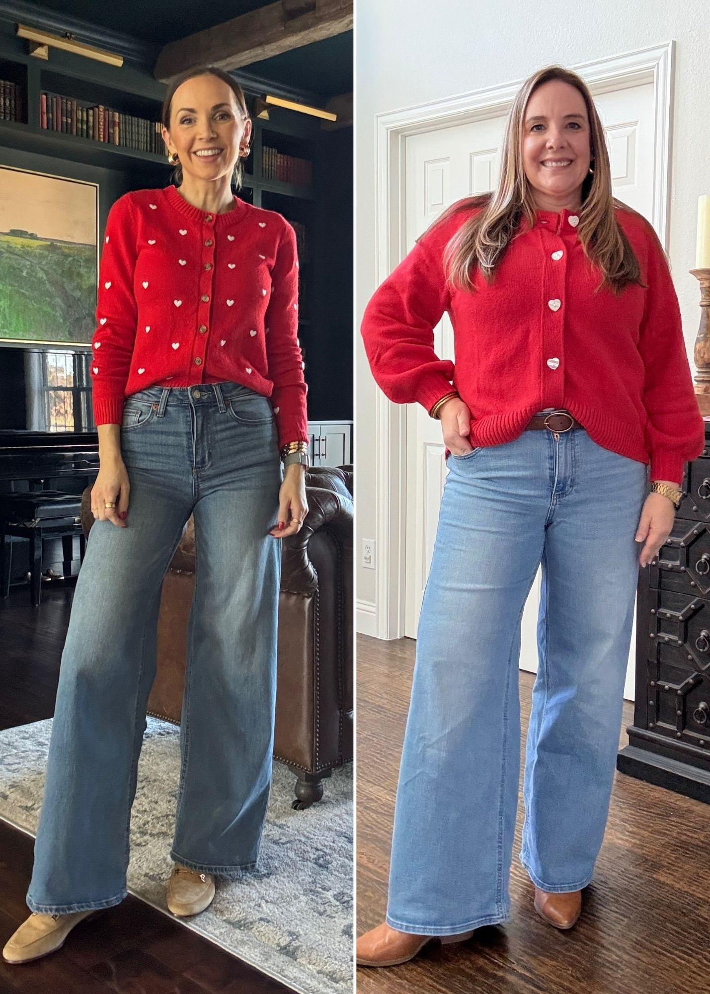 Wednesday Twinning
Heart Sweaters
Mine is from @loft size small
Kristy's is @oldnavy size Large
Both in @target jeans (I am in a size 4, Kristy in a 12) 

 

#LTKSeasonal #LTKootd #LTKMidsize