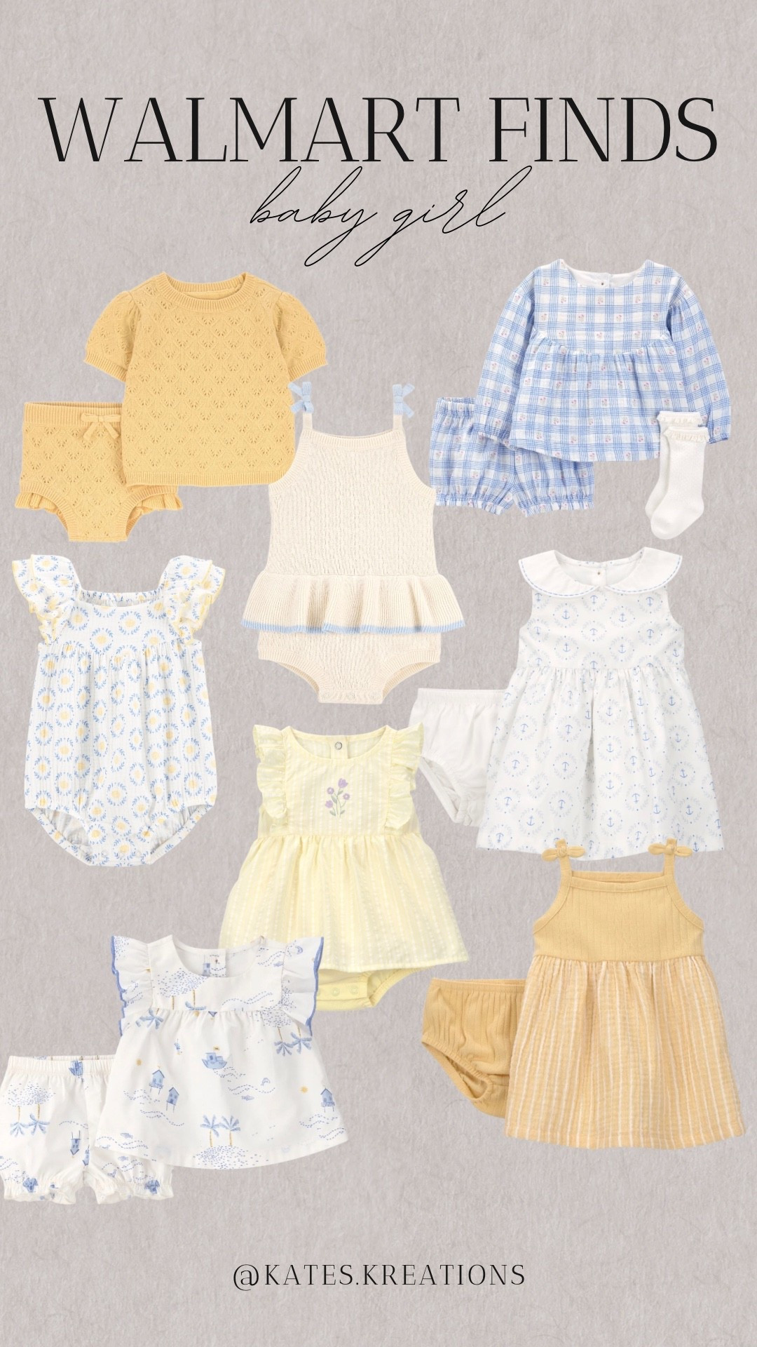 These new spring baby girl items are PERFECT! Loving the blues & yellows 🩵💛 perfect for spring break trips + summertime! 0-18mo (some go up to 24mo). They are selling fast!

Linked some of the baby boy options too! 😍

#LTKKids #LTKBaby