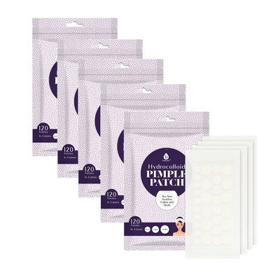 Pursonic Hydrocolloid Pimple Patch, 120-Count, Multi Size Acne Solution 5 Pack | Target